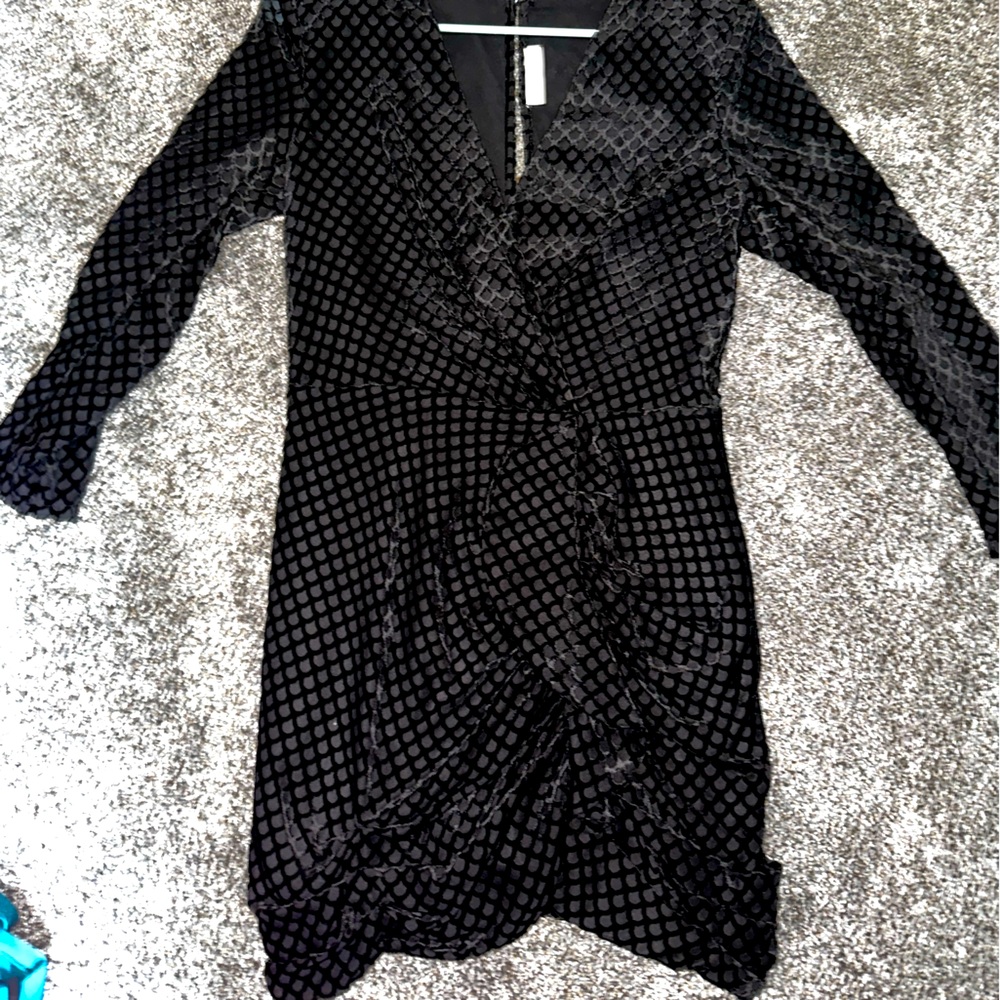 RAMY BROOK long sleeve black dress sz 6
